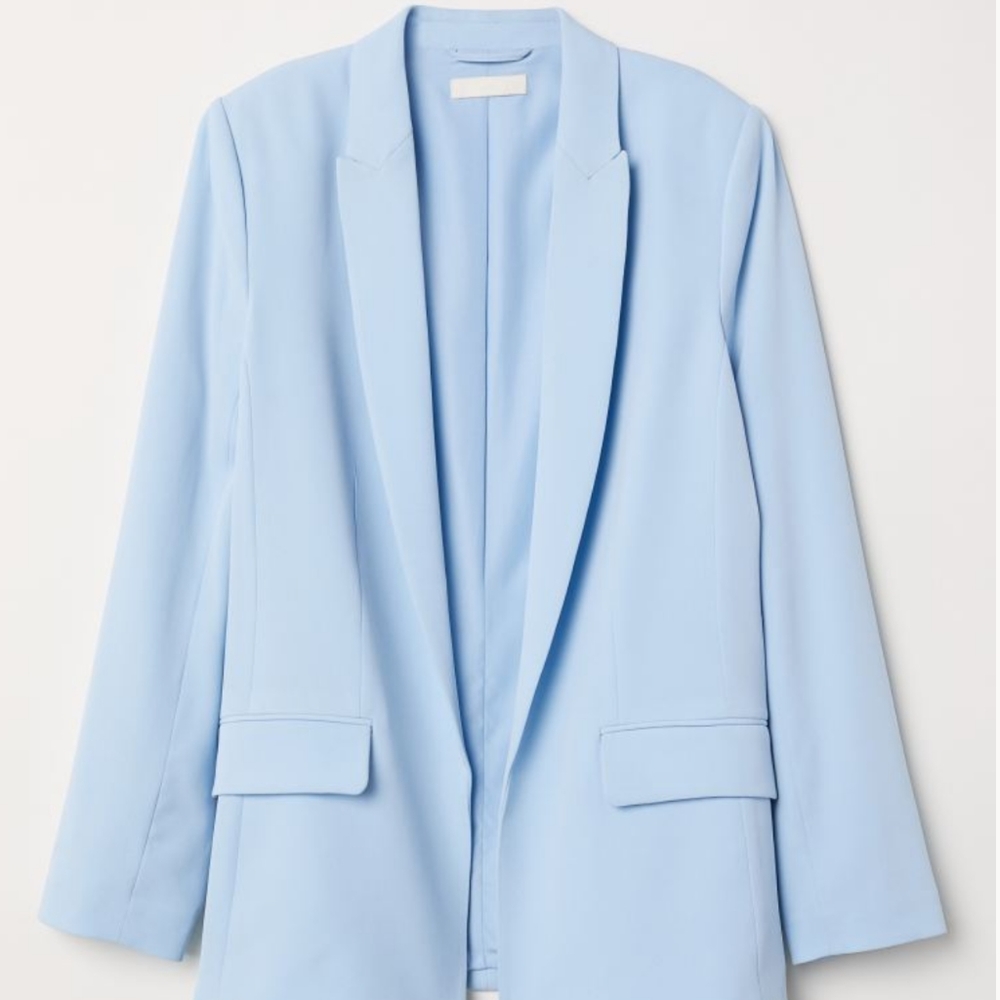 H&M Light Blue Blazer Jacket